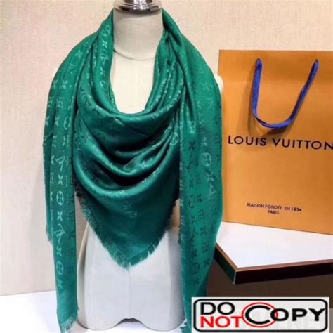 louis vuitton sjaal groen|louis vuitton scarves for women.